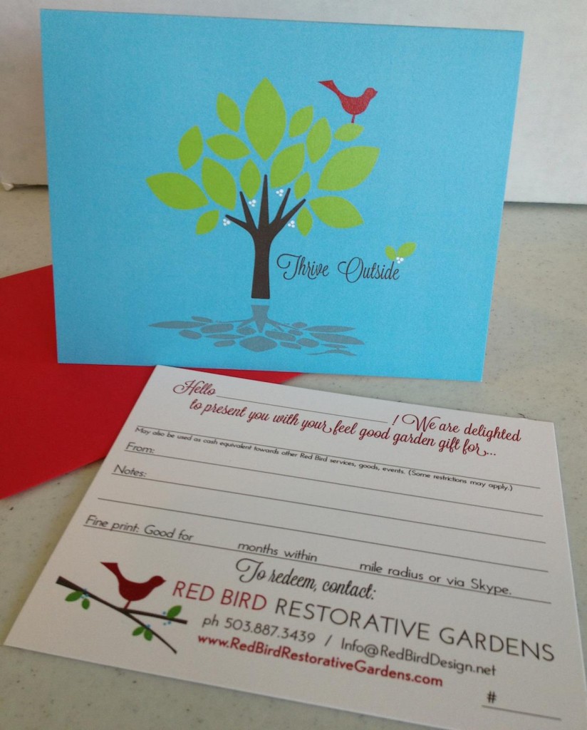 Red Bird Feel-Good Garden Gift Card